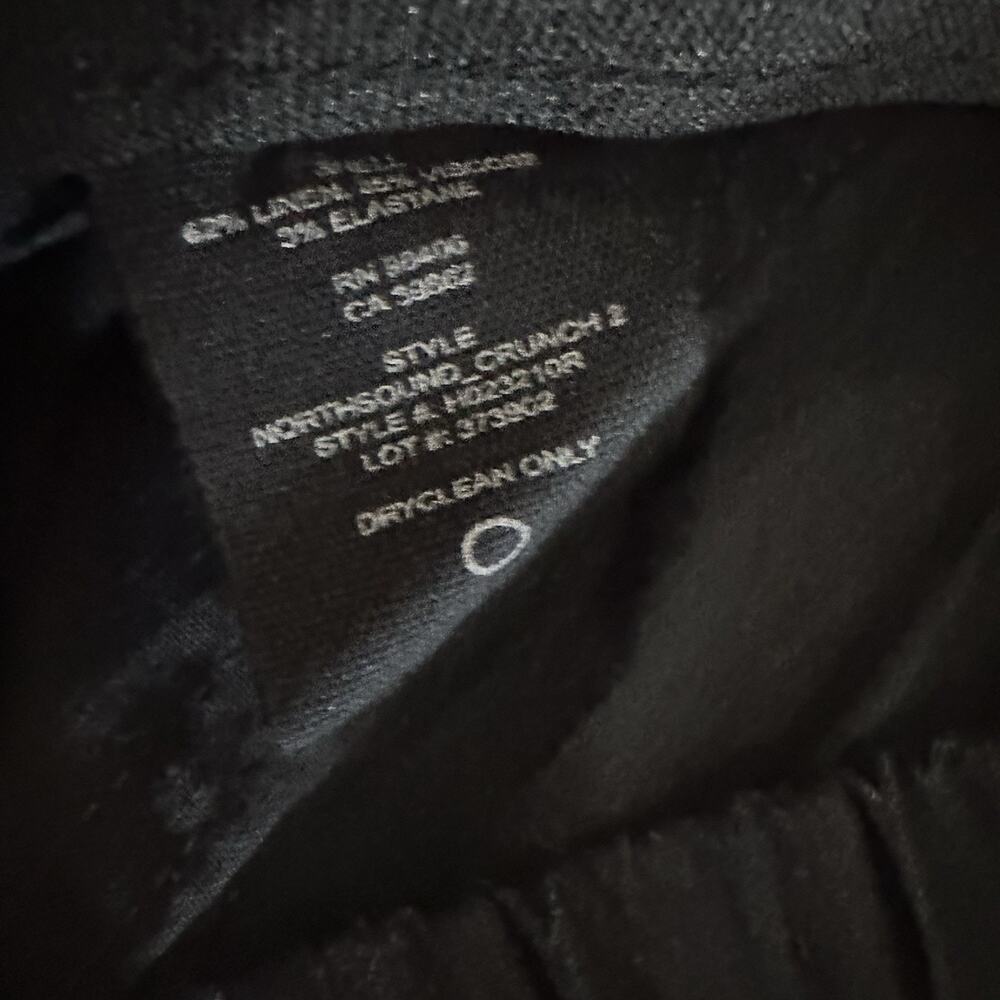 Theory Womens Northsound Pull Linen Blend On Pants Size 00 Black Beach Travel - Picture 4 of 4